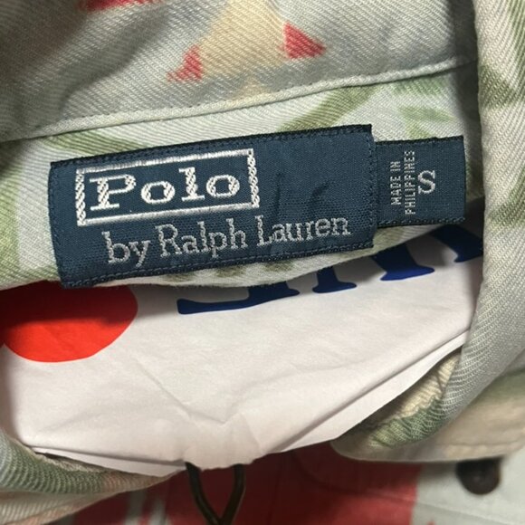 Vintage Ralph Lauren Polo Western Aztec Print Shirt - Rare Blue Tag Size Small - Picture 4 of 11